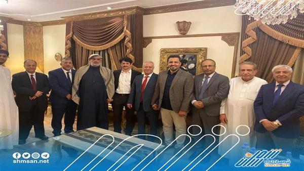 لقاء يجمع الشيخ "عبدالعزيز المفلحي" بفريق الحوار الوطني الجنوبي 