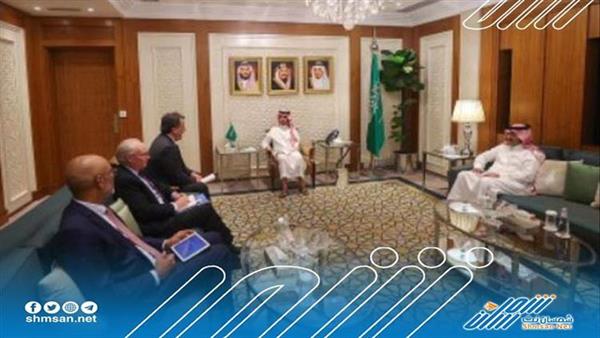 وزير الخارجية السعودي يستقبل منسق الأممي باليمن