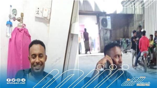 موكب عسكري عاكس خط يصدم شابا بدراجته النارية في مدينة المكلا 