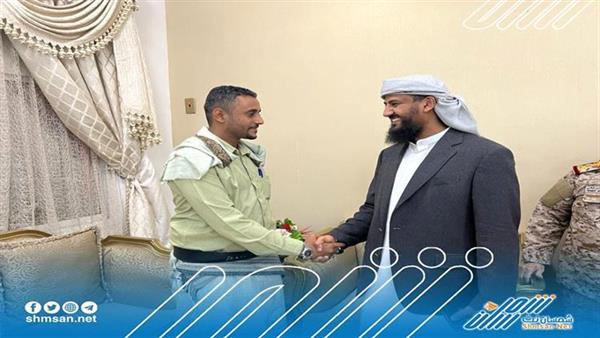 نائب الرئيس أبو زُرْعَةَ المُحَرّمِيّ يلتقي نجل المحافظ الشهيد (جعفر محمّد سعد)