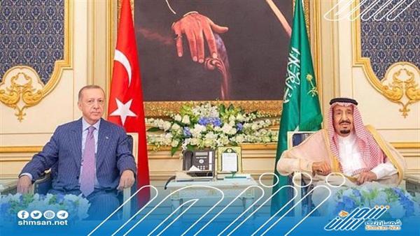 الملك سلمان وولي العهد السعودي يستقبلان الرئيس أردوغان