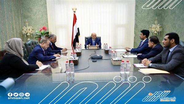  رئيس مجلس القيادة الرئاسي يلتقي رئاسة هيئة التشاور والمصالحة