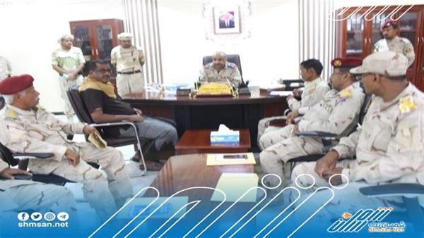 قائد المنطقة العسكرية الثانية يناقش ترتيبات العمل خلال المرحلة القادمة 