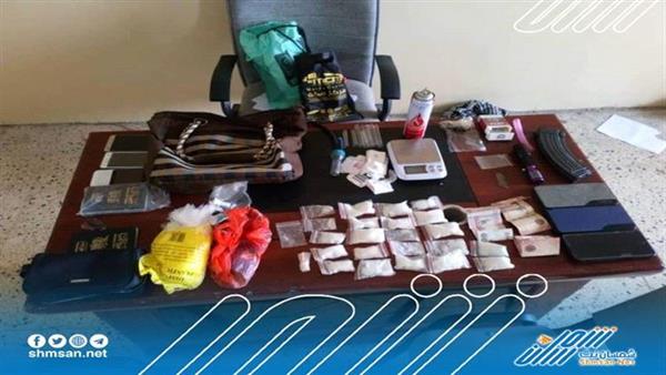 مكافحة المخدرات بساحل حضرموت تضبط مروجين لمادة ”الشبو“ الخطيرة