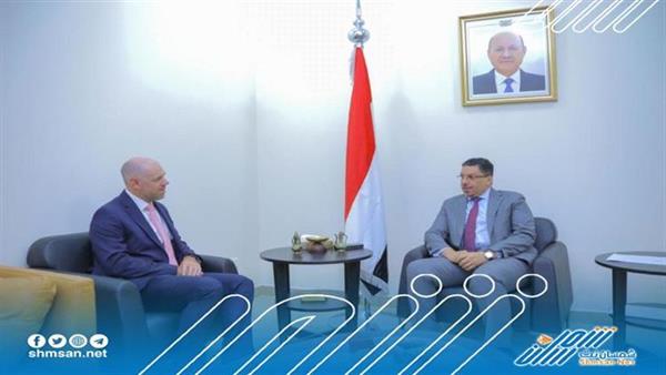 بن مبارك يلتقي السفير البريطاني