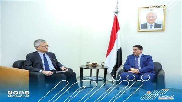 وزير الخارجية يلتقي المبعوث السويدي  