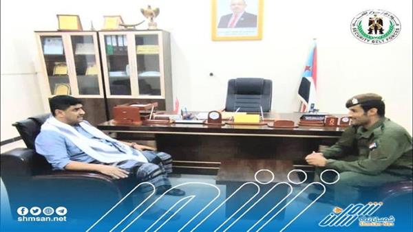 العميد الربيعي يلتقي مدير عام شرطة محافظة أبين