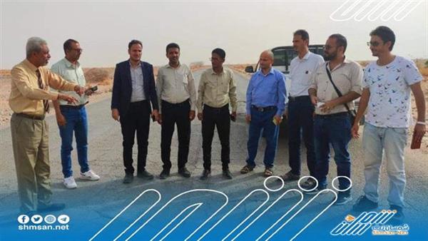 الجهة المنفذة تتسلّم مشروع خط عتق العبر في شبوة