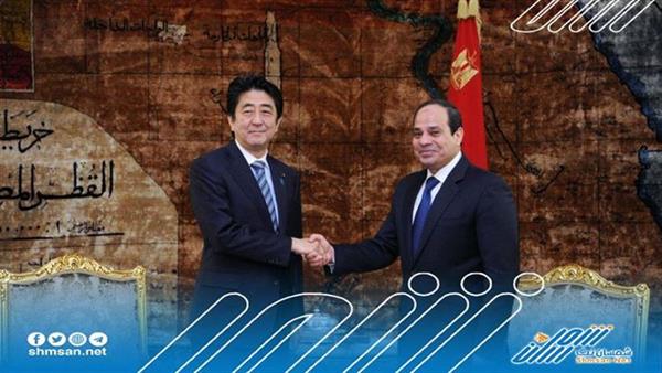 الرئيس السيسي يعلق على اغتيال رئيس الوزراء الياباني السابق