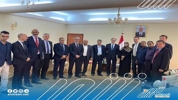 وزير الصناعة يناقش مع سفراء الاتحاد الأوروبي مواجهة التحديات الاقتصادية والإنسانية 