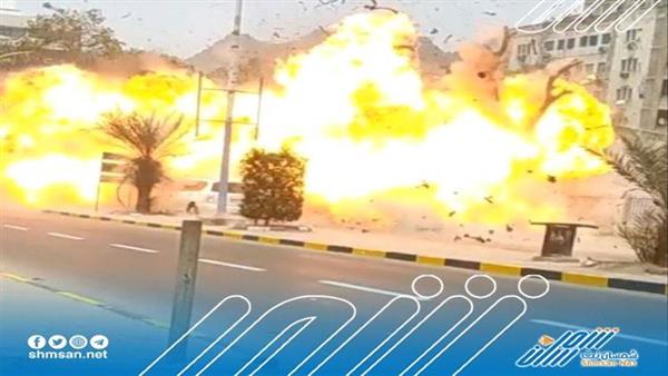 قوات مكافحة الإرهاب تظهر لقطات جديدة لتفجير المعلا من هاتف الإرهابي المنفذ للجريمة 