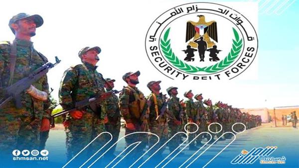 قائد حزام لودر يتفقد المواقع والنقاط الأمنية للحزام في المديرية