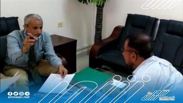 الشبحي يلتقي مدير عام مستشفى خليفة الجراحي بالعاصمة عدن