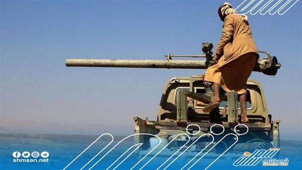قصف مواقع عسكرية حوثية في أبين