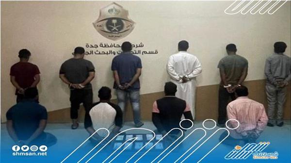 عصابة اجرامية في قبضة القوات السعودية 