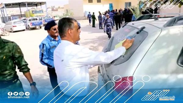 تدشين أسبوع المرور العربي بمديرية غيل باوزير