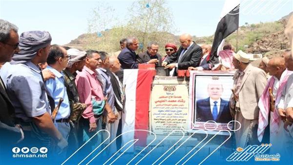  وضع حجر الأساس لمشروع صيانة وإعادة تأهيل خط تعز التربة