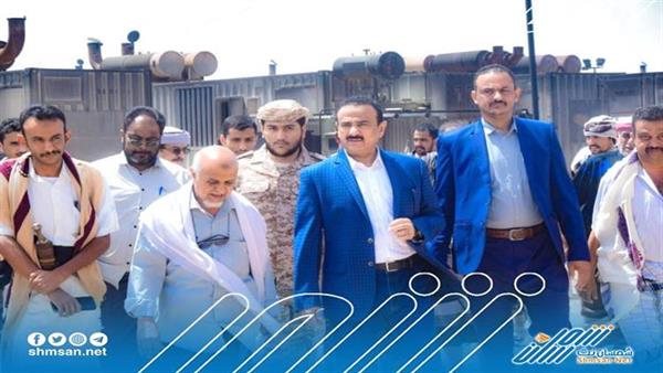 محافظ شبوة يؤكد بإنشاء محطة غازية بقدرة 200 ميجاوات