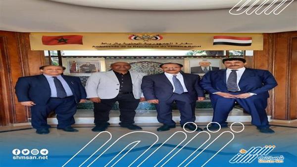 وكيلا وزارة الشباب يلتقي سفير اليمن في المملكة المغربية