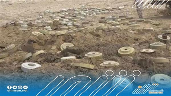 تفكيك 3538 لغما وذخيرة حوثية خلال الشهر الجاري 