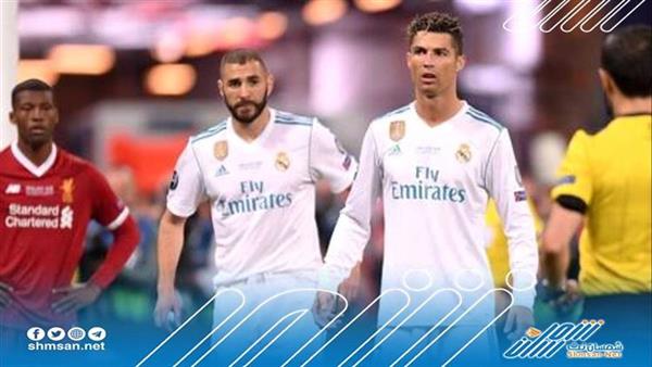 بنزيما يهدد رقم كريستيانو رونالدو في دوري الأبطال