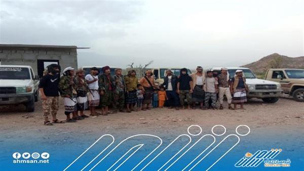 أسرى لدى الحوثيين...أبطال الوية العمالقة الجنوبية يصلون لودر أبين