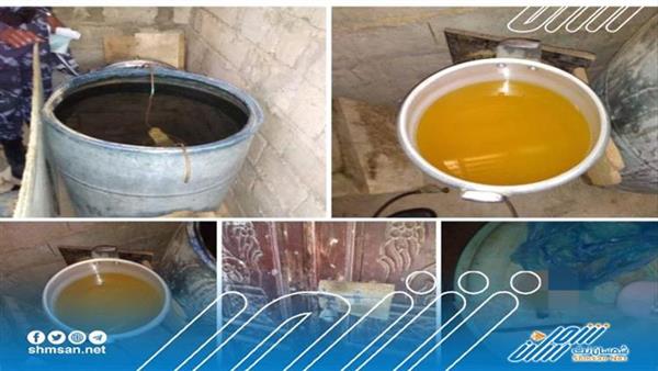 ضبط اكبر مصانع الخمر البلدي في ساحل حضرموت 