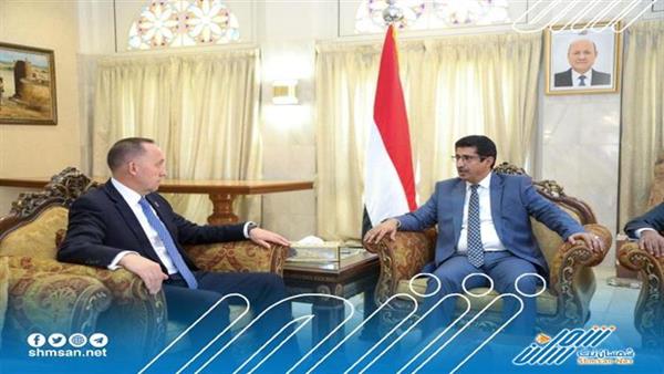 وكيل وزارة الخارجية يلتقي السفير الاوكراني الرياض 