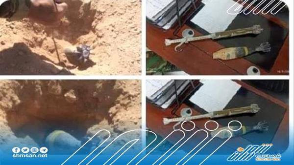انتزاع قذائف من مخلفات التمرد الإخواني بمستشفى شبوة العام
