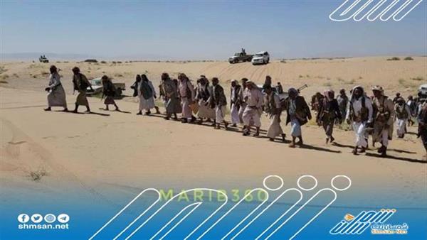 شيخ قبلي يدشن عملية ترسيم الحدود بين قبيلتين بمأرب