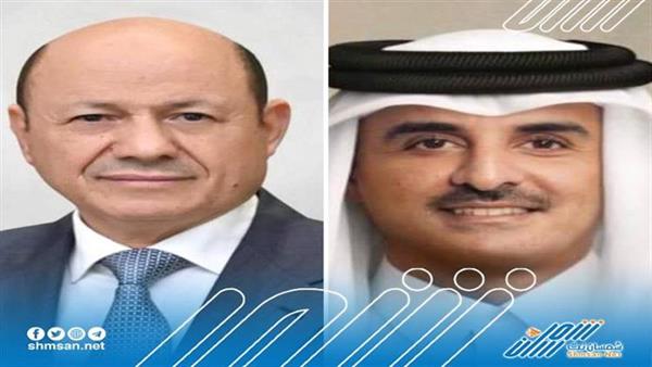 الرئيس العليمي يهنئ سمو الأمير تميم بن حمد آل ثاني بانطلاق بطولة كأس العالم 