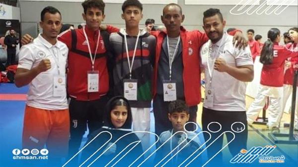 اليمن تحقق ذهبية وفضيتين وخمس برونزيات في بطولة غرب آسيا للكاراتيه 