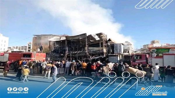 ميليشيا الحوثي تشعل النيران في مطعم بصنعاء بسبب مباريات كأس العالم 