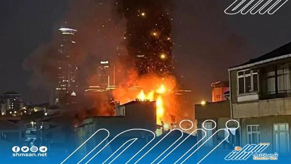انفجار مبنى سكني بإسطنبول