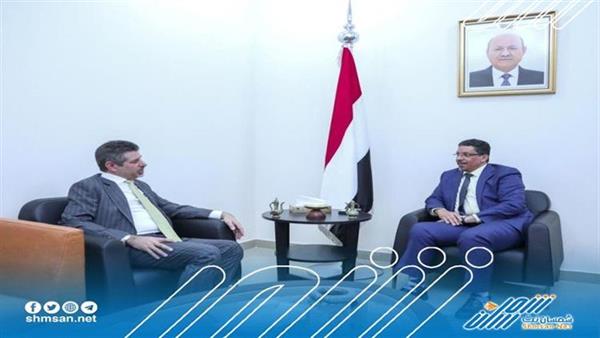 بن مبارك يناقش مع السفير الأمريكي تداعيات افشال الهدنة في اليمن
