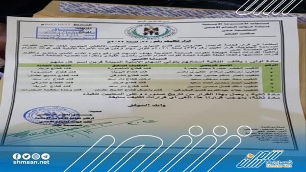 عاجل/ صدور قرارات بتعيين قادة قطاعات قوات الحزام الأمني في العاصمة عدن