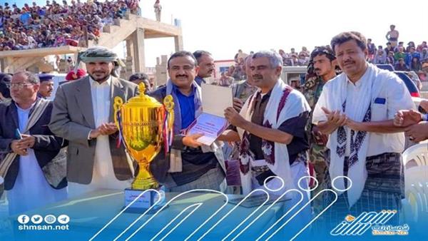 المحافظ بن الوزير يحضر نهائي كأس بطولة أندية شبوة لكرة القدم