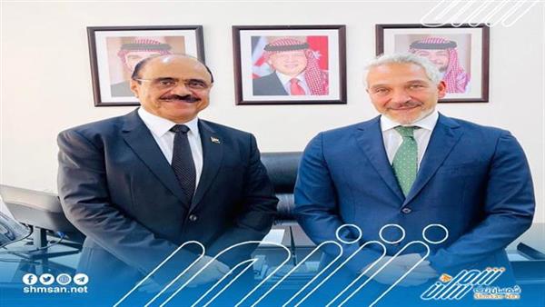 السفير العمراني يبحث مع مسؤول اردني العلاقات الثنائية بين البلدين