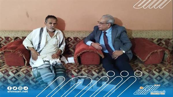 الشعيبي يطمئن على صحة نائب رئيس مجلس الشعب الأعلى سابقاً الدكتور السعدي 