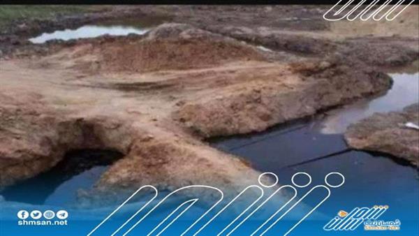 تسرب نفطي جديد في منطقة عياد بشبوة 

