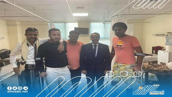 العلفي يزور الجرحى اليمنيين في مستشفيات أطباء بلا حدود بالأردن 