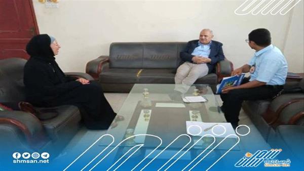 البيشي يطلع على تدخلات الصليب الأحمر بعدن