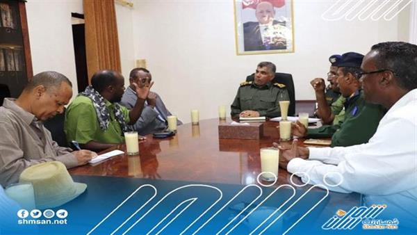 مدير أمن ساحل حضرموت يلتقي السفير الصومالي لدى بلادنا