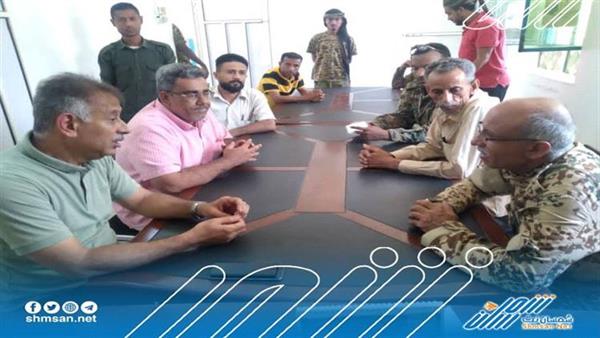 الجاوي يتفقد أعمال المرحلة الأولى من مشروع إعادة تأهيل مبنى شرطة المعلا