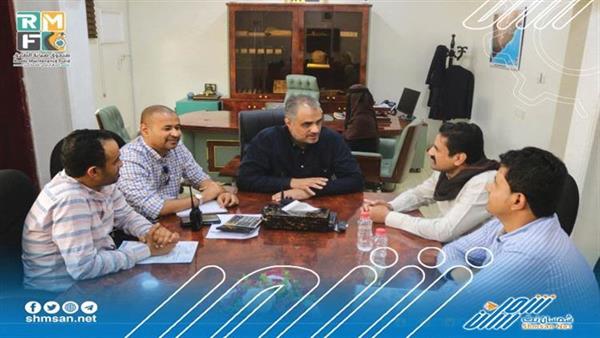 الماس والجبواني يبحثان جملة من مشاريع الصيانة  للطرقات في شبوة 