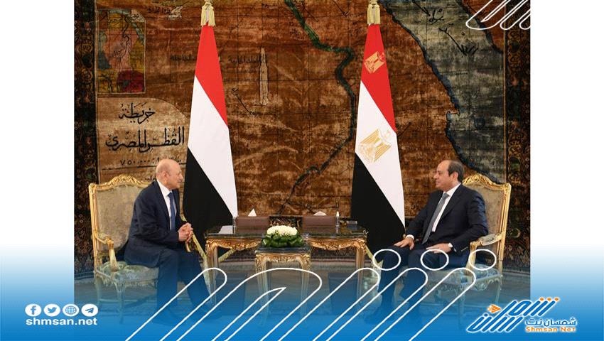 عاجل/ الرئيس المصري يستقبل رئيس مجلس القيادة في القاهرة 