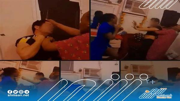 رجل يمني يتعرض لضرب مبرح من عاملات كينيات بعد محاولته سرقة منزلهم