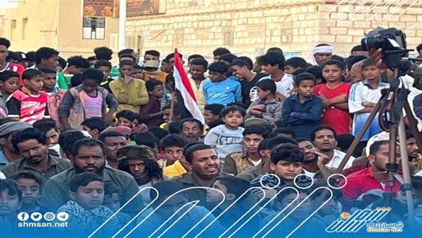 الحراك الثوري يحيي ذكرى التصالح الجنوبي بفعالية جماهيرية كبرى في غيل بن يمين 
