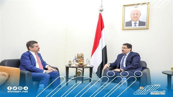 وزير الخارجية يبحث مع السفير الأمريكي مستجدات الأوضاع في اليمن  