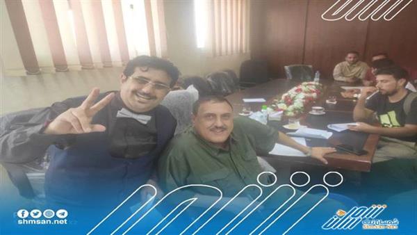 مدير أمن عدن يبارك استعادة مقر النقابة القديم : الجنوب خلف أبنه البار الزُبيدي